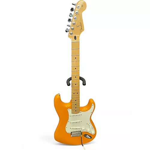 Used Fender Player Stratocaster ORANGE Solid Body Electric Guitar ORANGE
