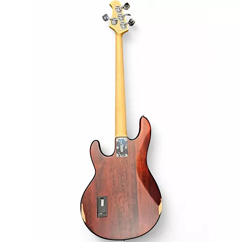 Used Sterling by Music Man Sting Ray Worn Cherry Electric Bass Guitar Worn Cherry