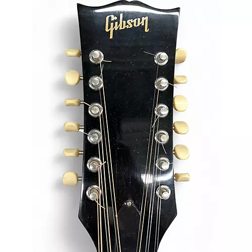 Vintage 1970s Gibson BLUERIDGE 12 Natural 12 String Acoustic Guitar Natural