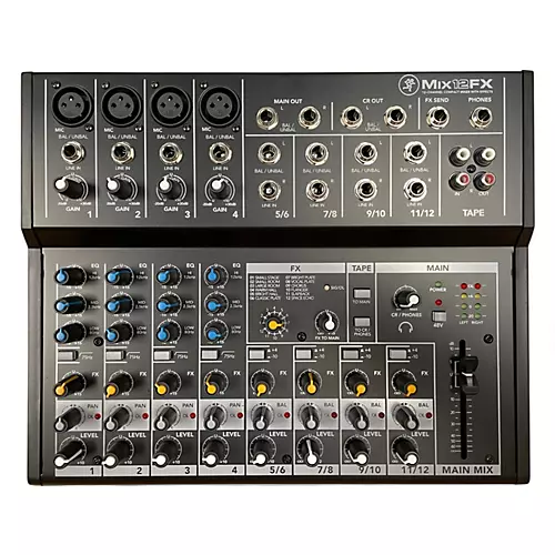 Used Mackie Mix12FX Unpowered Mixer