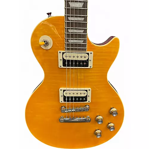 Used Epiphone Slash Appetite For Destruction YELLOW Solid Body Electric Guitar YELLOW