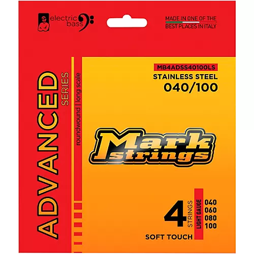 Markbass Advanced Series Soft Touch Electric Bass Stainless Steel Strings (45 - 105) Medium
