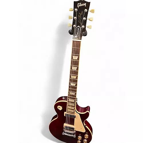 Used Gibson Les Paul Deluxe Wine Red Solid Body Electric Guitar Wine Red