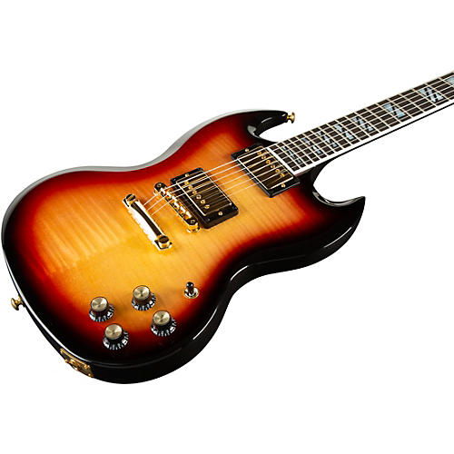 Gibson SG Supreme Electric Guitar Translucent Ebony Burst