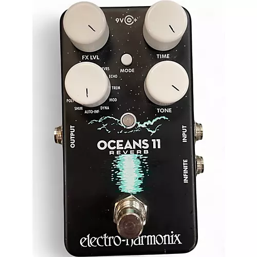 Used Electro-Harmonix Oceans 11  Reverb Effect Pedal