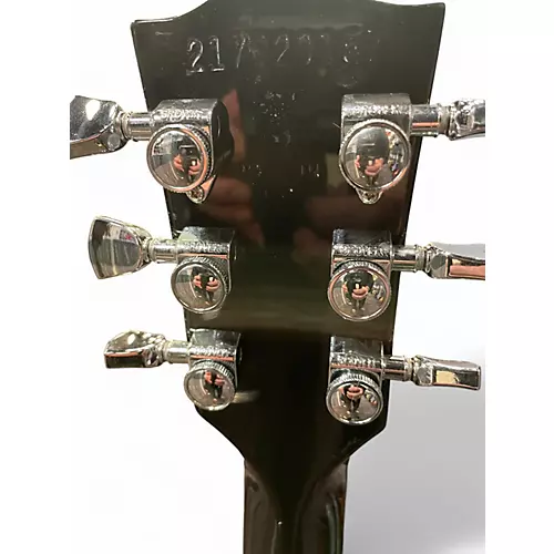 Used 2021 Gibson Les Paul Traditional Pro V Flame Top Ebony Burst Solid Body Electric Guitar Ebony Burst