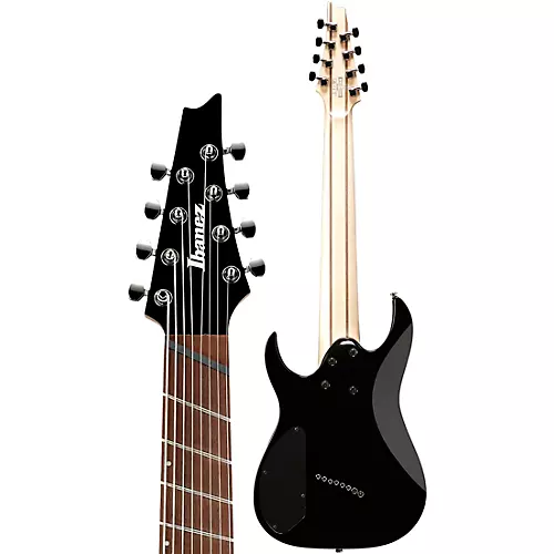 Ibanez RGMS8 Multi-Scale 8-String Electric Guitar Black
