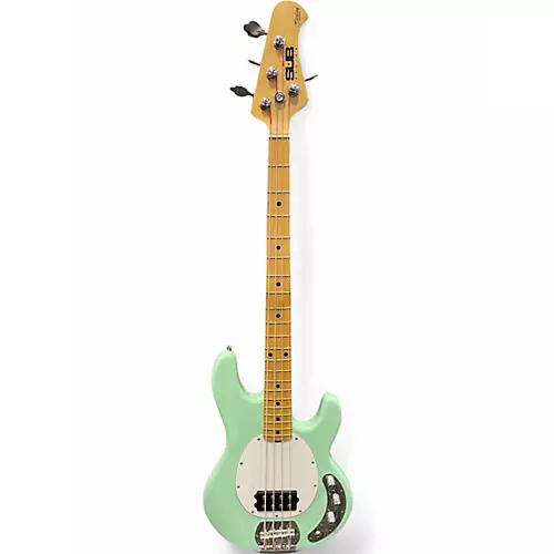 Used Sterling by Music Man Sub 4 Seafoam Green Electric Bass Guitar Seafoam Green