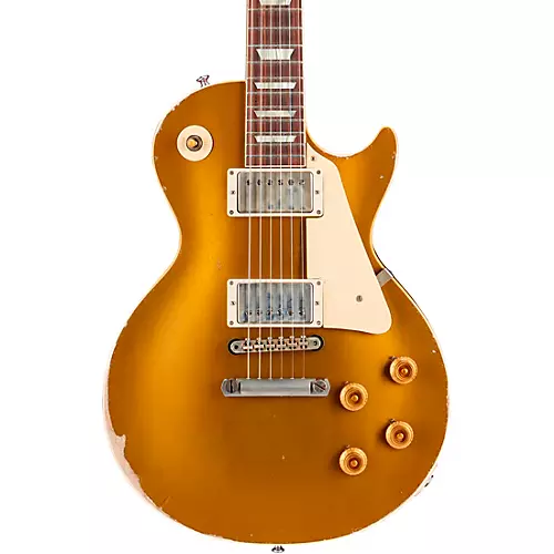 Gibson Custom Murphy Lab 1957 Les Paul Goldtop Reissue Ultra Heavy Aged Electric Guitar Double Gold