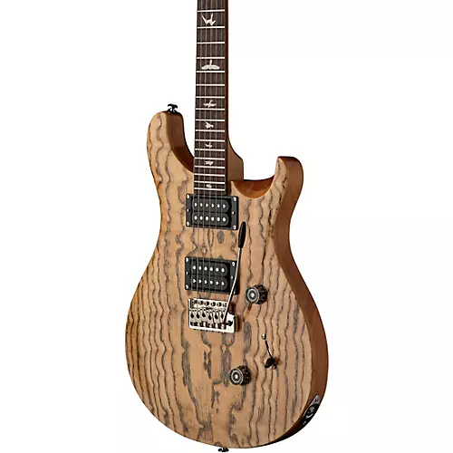 PRS SE Exotic Custom 24 Swamp Ash Burl Electric Guitar Lake Blue