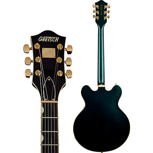 Gretsch Guitars Broadkaster LX Center Block With String-Thru Bigsby and Gold Hardware Electric Guitar Cadillac Green