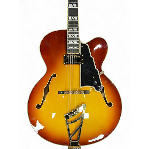 Used D'Angelico EXL-1 Dark Iced Tea Burst Hollow Body Electric Guitar Dark Iced Tea Burst