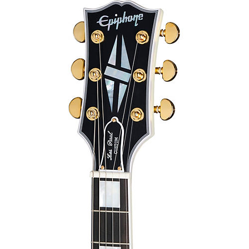 Epiphone Inspired by Gibson Custom 1963 Les Paul SG Custom With Maestro Vibrola Electric Guitar Classic White