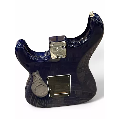 Used Fender Player Stratocaster HSS Plus Top Blue Burst Solid Body Electric Guitar Blue Burst
