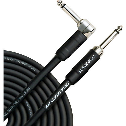Analysis Plus Black Oval Instrument Cable 1/4