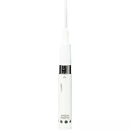 Audix M1255B Miniturized High Output Condenser Microphone for Distance Miking Supercardioid White