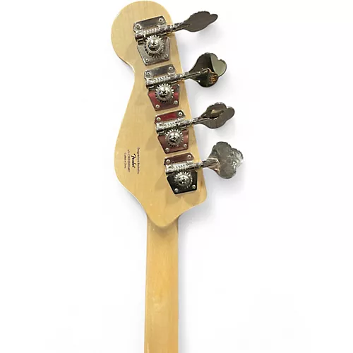 Used Squier Paranormal Rascal Bass HH Guitar Metallic Black Electric Bass Guitar Metallic Black