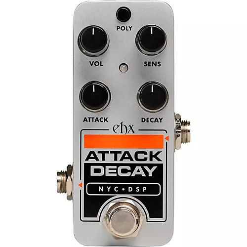 Electro-Harmonix Pico Attached Decay Reverse Tape Simulator Effects Pedal Silver