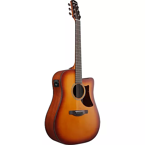 Ibanez AAD50CE Advanced Sitka Spruce-Sapele Grand Dreadnought Acoustic-Electric Guitar Charcoal Burst