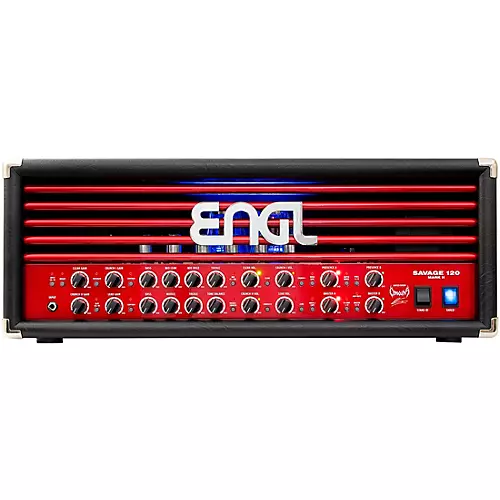 ENGL E610II Obscura Signature Savage 120 LTD 120W Tube Guitar Amp Head Black/Red