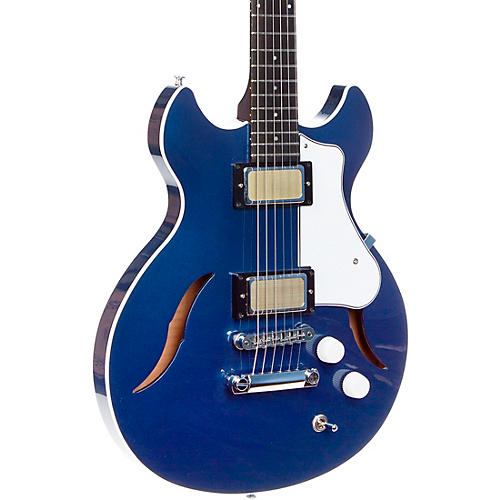 Harmony Comet Semi-Hollow Electric Guitar Trans Red