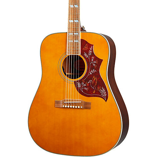Epiphone Inspired by Gibson Hummingbird Acoustic-Electric Guitar Aged Cherry Sunburst