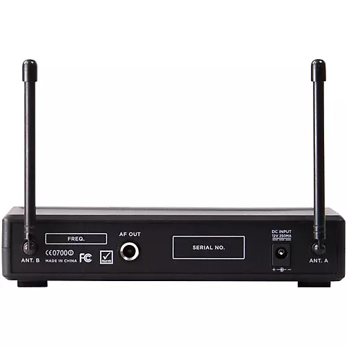 Gemini UHF-02M 2-Channel Wireless Handheld Microphone System, 517.6/521.5MHz S12