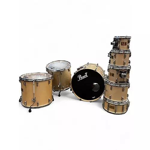 Used Pearl 8 Piece MASTERS STUDIO Maple Drum Kit Maple