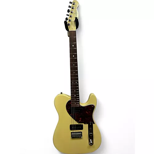 Vintage 1995 Fender Custom Shop Telecaster JR Vintage White Solid Body Electric Guitar Vintage White