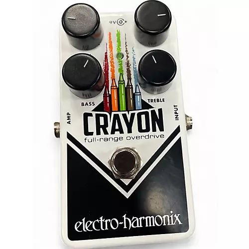 Used Electro-Harmonix Crayon Full Range Overdrive Effect Pedal