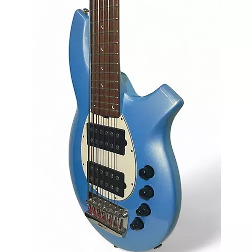 Used Ernie Ball Music Man Bongo 6 String Sky Blue Electric Bass Guitar Sky Blue