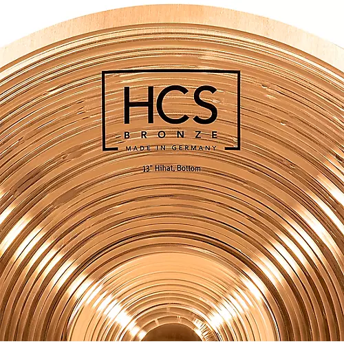 MEINL HCS Bronze Hi-Hat Cymbals 15 in.