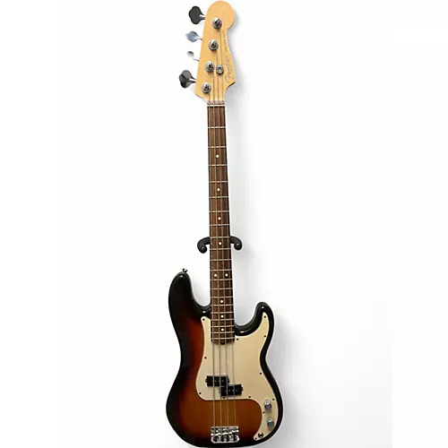 Used Fender American Standard Precision Bass 3 Color Sunburst Electric Bass Guitar 3 Color Sunburst
