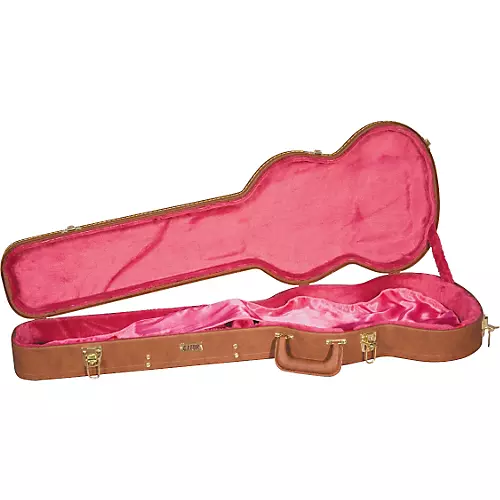 Gator GW-SGS Traditional Laminated SGS Solid Guitar Style Guitar Wood Case Brown