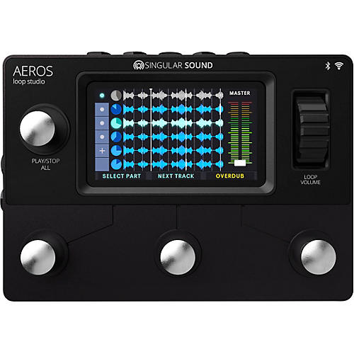 Singular Sound Aeros Loop Studio Looper Pedal Two-Tone Black