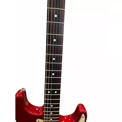 Used Fender American stratocaster Chrome Red Solid Body Electric Guitar Chrome Red