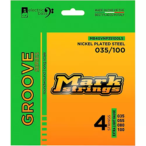 Markbass Groove Series Electric Bass Nickel Plated Steel Strings (45 - 105) Medium