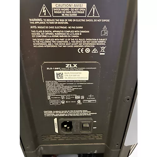 Used Electro-Voice ZLX-15P 15in 2-Way Powered Speaker