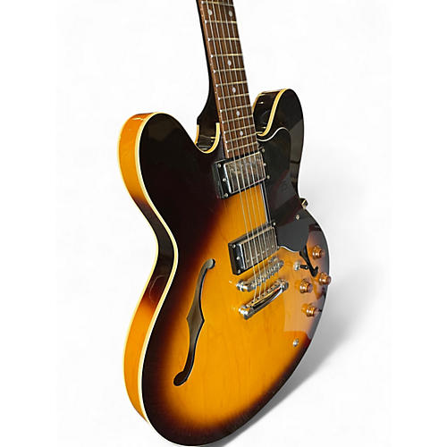 Used Epiphone Dot Vintage Sunburst Hollow Body Electric Guitar Vintage Sunburst