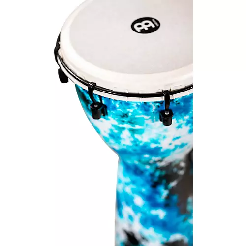 MEINL Alpine Series Synthetic Djembe 10 in. Galactic Blue Tie Dye
