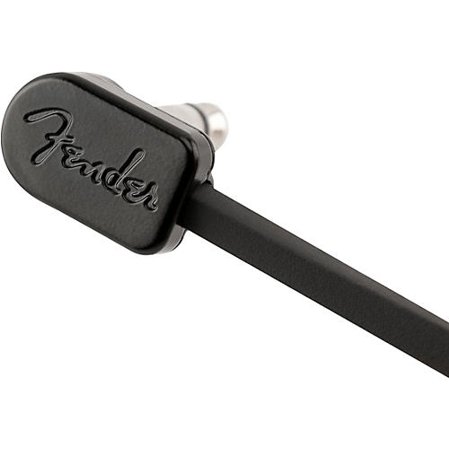 Fender Blockchain Straight to Angle Patch Cables, 3-Pack 2 ft. Black