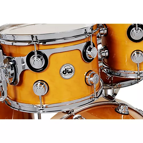 DW 5-Piece Collector's Series Santa Monica Shell Pack With Chrome Hardware Butterscotch