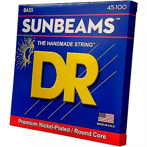 DR Strings Sunbeams NMLR-45 Medium Light 4-String Bass Strings