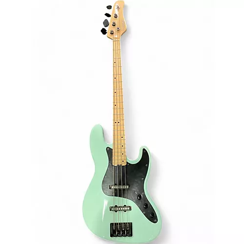Used Schecter Guitar Research J4 Emerald Green Electric Bass Guitar Emerald Green