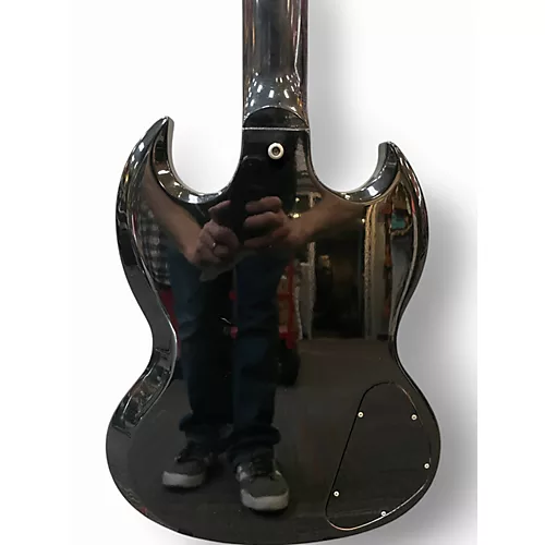 Used 2001 Gibson SG Standard Left Handed Ebony Electric Guitar Ebony