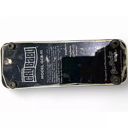 Used Dunlop GCB95 Original Crybaby Wah Effect Pedal