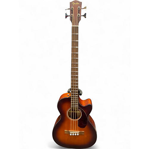 Used Fender CB-60SCE 2 Tone Sunburst Acoustic Bass Guitar 2 Tone Sunburst