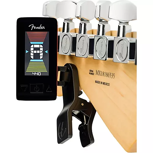 Fender Original Tuner Clip-On Instrument Tuner Fiesta Red