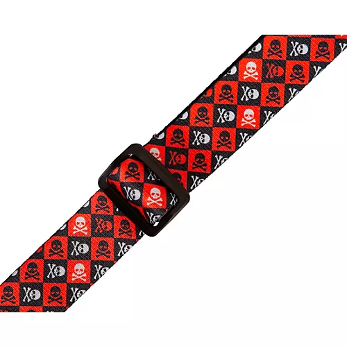 Levy's MPJR 1 1/2 inch Wide Kids Guitar Strap Black, Blue
