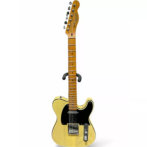 Used Squier 40TH ANIVERSERY TELECASTER YELLOW Solid Body Electric Guitar YELLOW